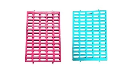 2 Pack Rabbit Cage Foot Resting Mat 1 Teal And 1 Pink • $18.99