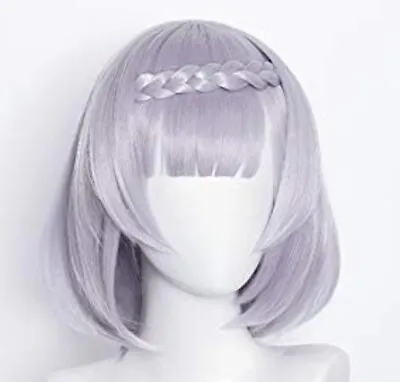 Anime Purple Noelle Cosplay Wig For Game Lolita Gradient Party Harajuku Hair • $10.99