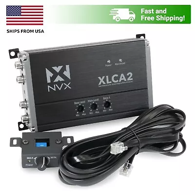 NVX XLCA2 2-Channel Line Out Converter With XBOOST Includes Remote Bass Knob • $49.99