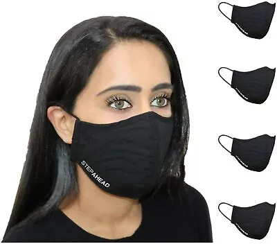 Step Ahead Reusable Face Mask Unisex Single Packed & Packs Of 5 • £6.99