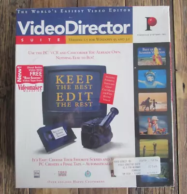 NEW Pinnacle Systems VideoDirector Suite Version 2.5 Windows Video Editor 95 3.1 • $34.99