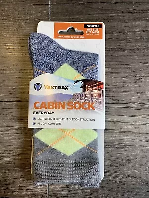 Yaktrax Everyday Cabin Sock Youth OSFM • $10.99