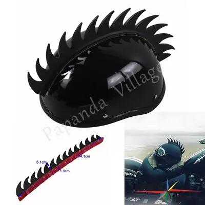 Helmet Mohawk Rubber Saw Blade Helmet Motorcycle Accessories Unincluded Helmet • $9.33