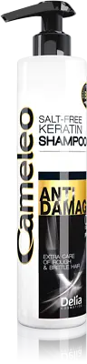 Delia Salt-Free KERATIN SHAMPOO Anti-Damage PARABEN-FREE Brittle Dry Hair 250ml • £7.49