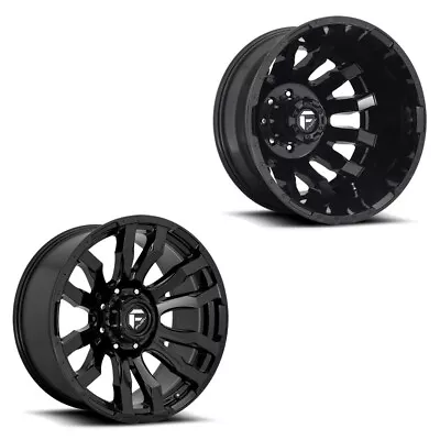20x10 Fuel D675 Blitz Black PRE-11 GM DUALLY SUPER SINGLE Wheels 8x6.5 Set Of 6 • $2342.79