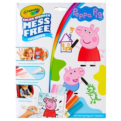 Peppa Pig - Colour Color Wonder Mess-Free Colouring Activity Set • £7.99