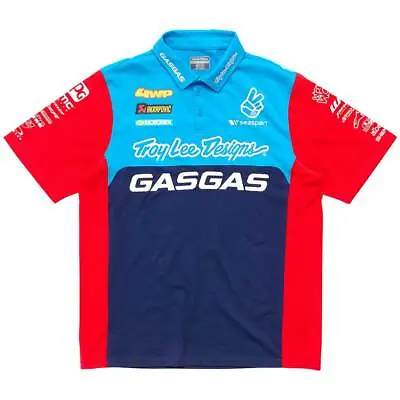 TLD GasGas Team Pit Shirt Navy/Red • $89