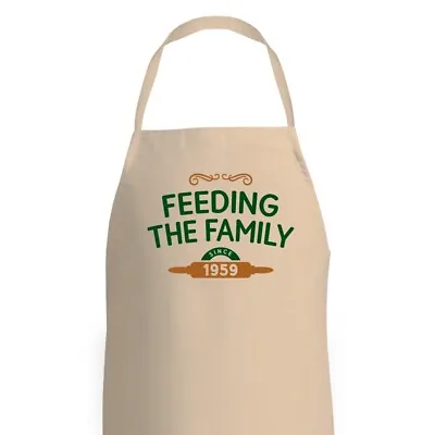 65th Birthday Apron Gift White For Mens Womens Present Baking Cooking BBQ Gift • £13.95