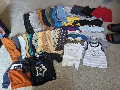 6-9 Months Boys Bundle Tops  Pants Baby Clothes  • £8