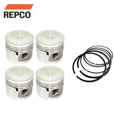 Piston & Ring Set STD FOR BMC MG MGB Austin 1800 B Series Four Ring Circlip • $167.14