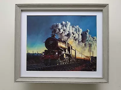 Malcolm Root Steam Train Print 'Night King'  FRAMED • £28.50