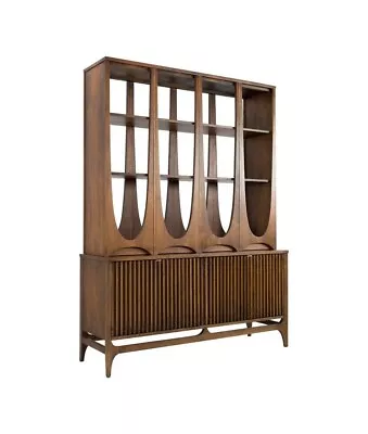 Broyhill Brasilia Mid Century Room Divider Wall Unit Shelving • $10595