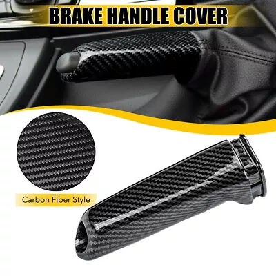 Carbon Fiber Handbrake Brake Handle Cover Trim For BMW E46 E60 E90 E92/F30 NEW • $18.89