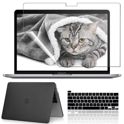 【For MacBook Pro 13 M2 2022】Soft Rubberized Case & KB Cover & Screen Protector • $25.64