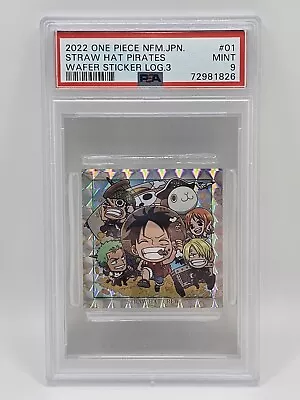 One Piece Straw Hat Pirates Wafer Monkey D. Luffy Nami Zoro Sanji PSA GRADED 🔥 • $39.99