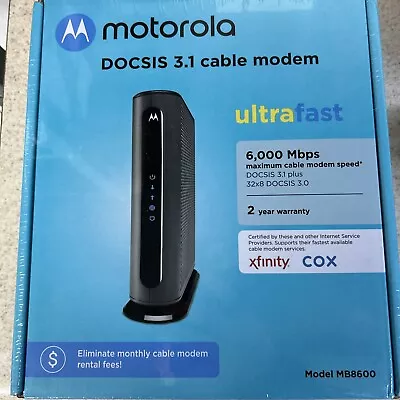 Motorola Docsis 3.1 Cable Modem - NEW • $125.99