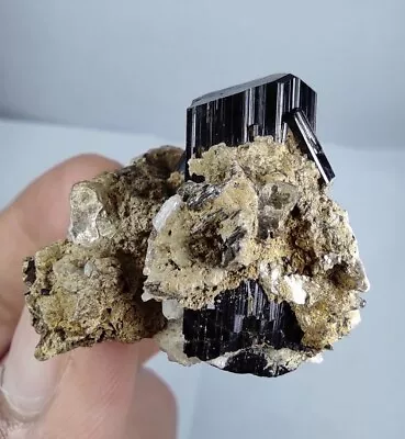Terminated Tourmaline Crystals With Albite & Muscovite Mica - Skardu Pakistan. • $25