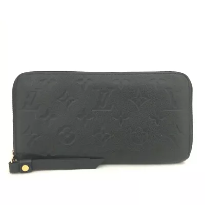 Louis Vuitton Monogram Empreinte Leather Zippy Zip Around Long Wallet/3Y0396 • £0.80