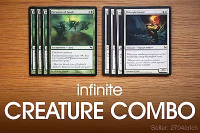 Infinite Elf Creature Tokens Combo / Midnight Gond (Green White) MTG Magic • $3.99