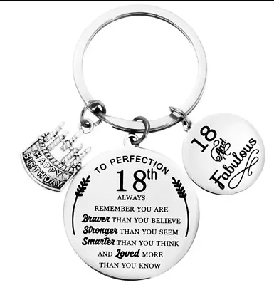 ENGRAVED Happy 18th Birthday Keyring • £1.75