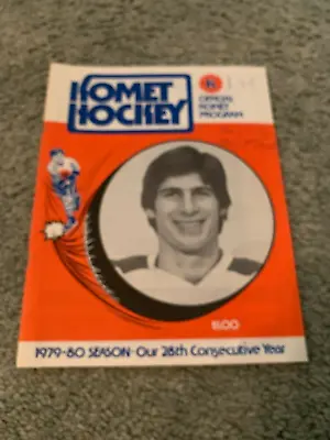 1980 Fort Wayne Komets V Muskegon Mohawks IHL Hockey Program Gary DeLonge 1/2 • $24.50