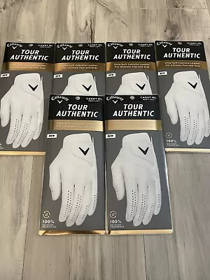 LOT OF 6 - Callaway Tour Authentic Golf Glove Left Hand - Cadet Medium Large • $84.99