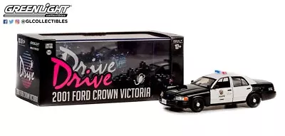 Greenlight 1/43 Drive (2011) 2001 Ford Crown Victoria LAPD Police Interceptor  • £27.49