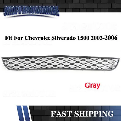 Front Bumper Lower Grille Mesh Cover Trim For Chevrolet Silverado 1500 2003-2006 • $28.59