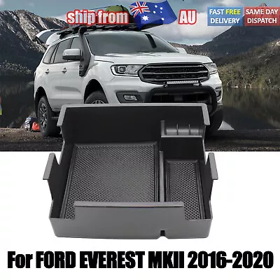$21.99 • Buy Car Center Armrest Console Storage Glove Tray For Ford Everest PX MKII 2016-21