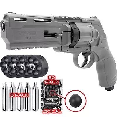 Umarex TR50 Paintball Revolver W/ 50 Paintsoft Balls & 5 CO2 (2280182) Gray • $99