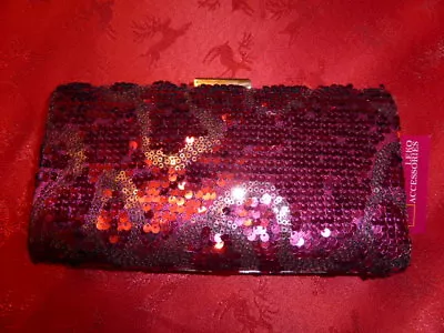£10 • Buy Leko London Sequin Clutch/detachable Chain Bag