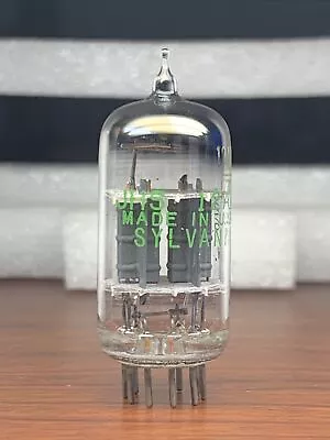 RARE SYLVANIA JHS MILITARY 12AU7 L7V Strong & Balanced Pre Amp VACUUM TUBE • $25