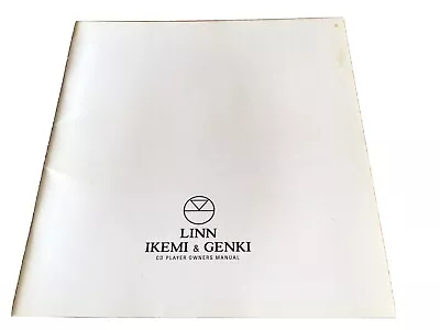 Linn Genki And Ikemi Manual • £12