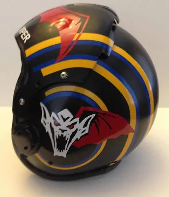 £39.49 • Buy Top Gun Viper Flight Helmet Movie Prop Fighter Pilot Decals Stickers Stripes