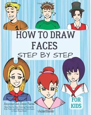 How To Draw Faces Coloring Training Meditation Anti-Stress Creative Gift Kids • £8.99