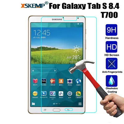 Samsung Galaxy Tab S 8.4 Inch SM-T700 T705 Glass Screen Protector 9H Premium HD • $13.60