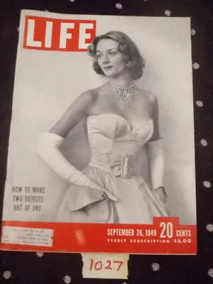 Life Magazine / September 26 1949 / Guns & Bibles Smuggled To Indonesia • $6.98