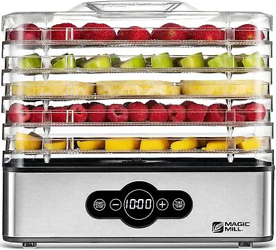 Magic Mill Food Dehydrator Machine5 Stackable Stainless Steel Trays • $48