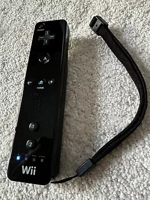 Genuine Nintendo Wii Remote Black (Not Motion Plus) • $20