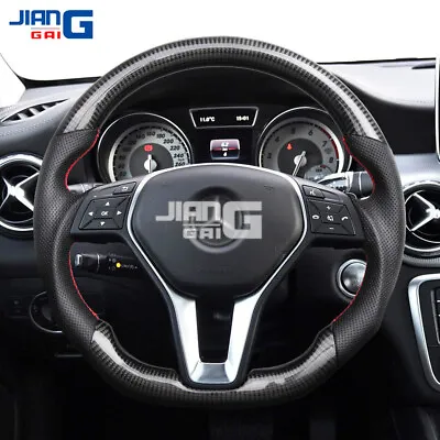 Carbon Fiber Steering Wheel For 2013+ Mercedes-Benz AMG E300 C63 W204 W205 • $599