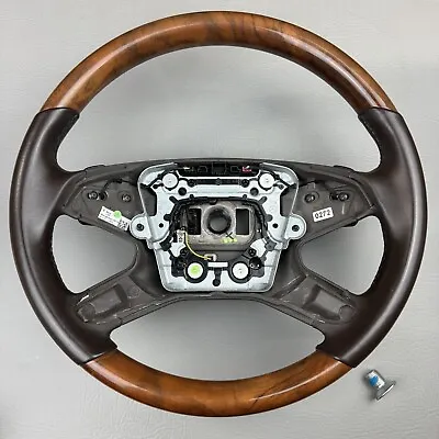 Mercedes W212 W207 E350 E500 2010-13 Steering Wheel Paddle Shifter BROWN W/ Wood • $149