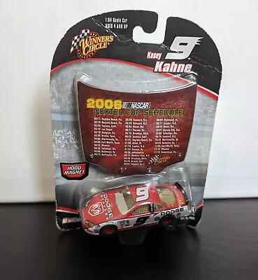 Winners Circle #9 Dodge NASCAR 2006 Kasey Kahne W/Hood Magnet 1:64 Box Damage • $3