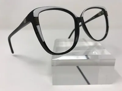 Authentic Bausch & Lomb Eyeglasses WO282 18 58-15 Black And White Italy V929 • $30