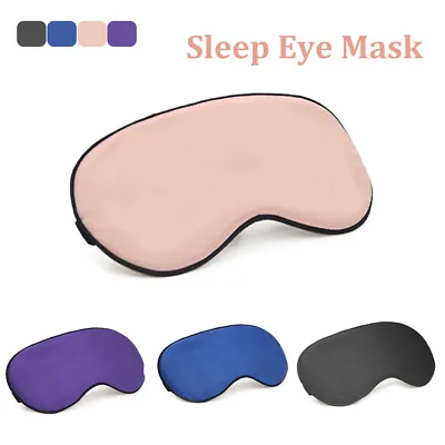$4.88 • Buy Silk Sleep Mask Natural Mulberry Silk Eye Mask With Adjustable Strap Sleeping 