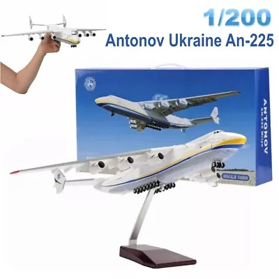 1:200 An-225 Antonov Resin Aircraft Model Toy 17 Inch Ukraine Transporter Plane • $111.99