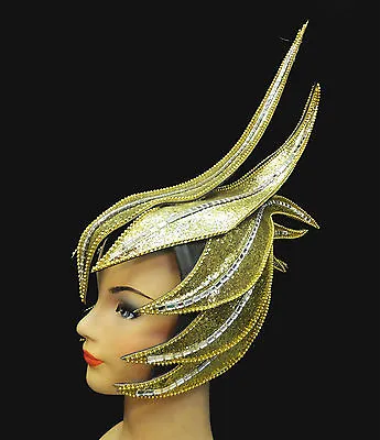 Da NeeNa Thunder Lido De Paris H052G Vegas Burlesque Showgirl Headdress • $171.42