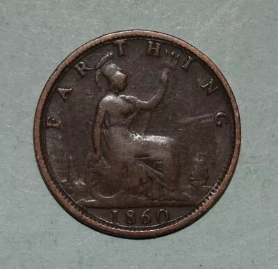 1860 Farthing Toothed Border • £4