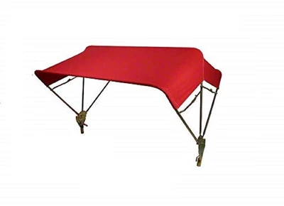 $229.95 • Buy Red 3 Bow 48  Buggy Top Tractor Umbrella Frame & Canvas Cover JBT3 406122 Farmer