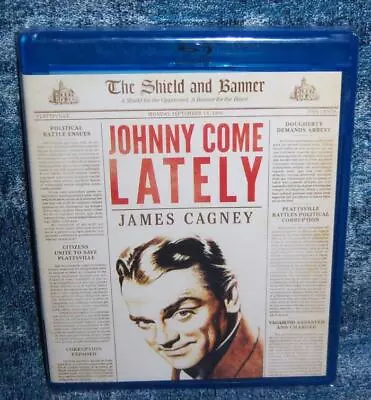 New Rare Oop Olive Films James Cagney Johnny Come Lately Movie Blu Ray 1943 • $17.95