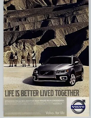 2007 Gray Volvo XC70 Crossover SUV Vintage Magazine Car Print Ad  • $9.99